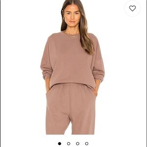 Mocha sixthreeseven crew neck